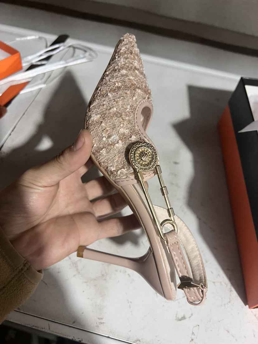 Summer New Pointed-toe Stiletto Heel Sandals For Women