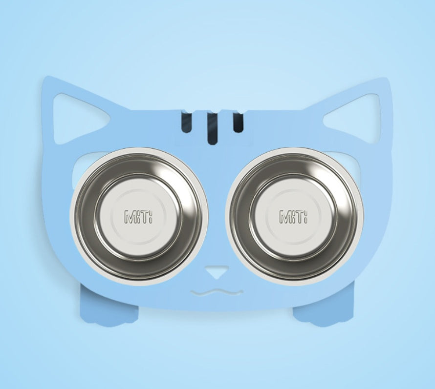 Anti-falling Cat Dog Feeding Water Bowl by Mirlaine Univers