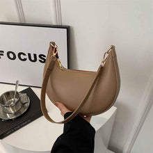 Niche Crescent New Simple All-Match Textured Shoulder Bag For Women