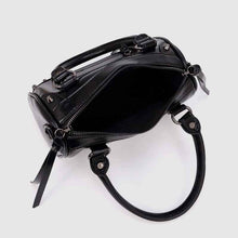 Fashionable Studded Large-capacity Pillow Racing Bowling Biker-inspired Tote And Shoulder Bag