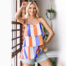 Womens Striped Printed Pleated Layered Camisole by Mirlaine Univers Womens Striped Printed Pleated Layered Camisole Mirlaine Univers womens-striped-printed-pleated-layered-camisole 0 Womens Striped Printed Pleated Layered Camisole Mirlaine Univers Womens Striped Printed Pleated Layered Camisole