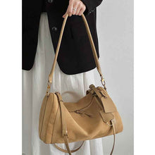 Womens Stylish Matte Suede Retro Crossbody Bag