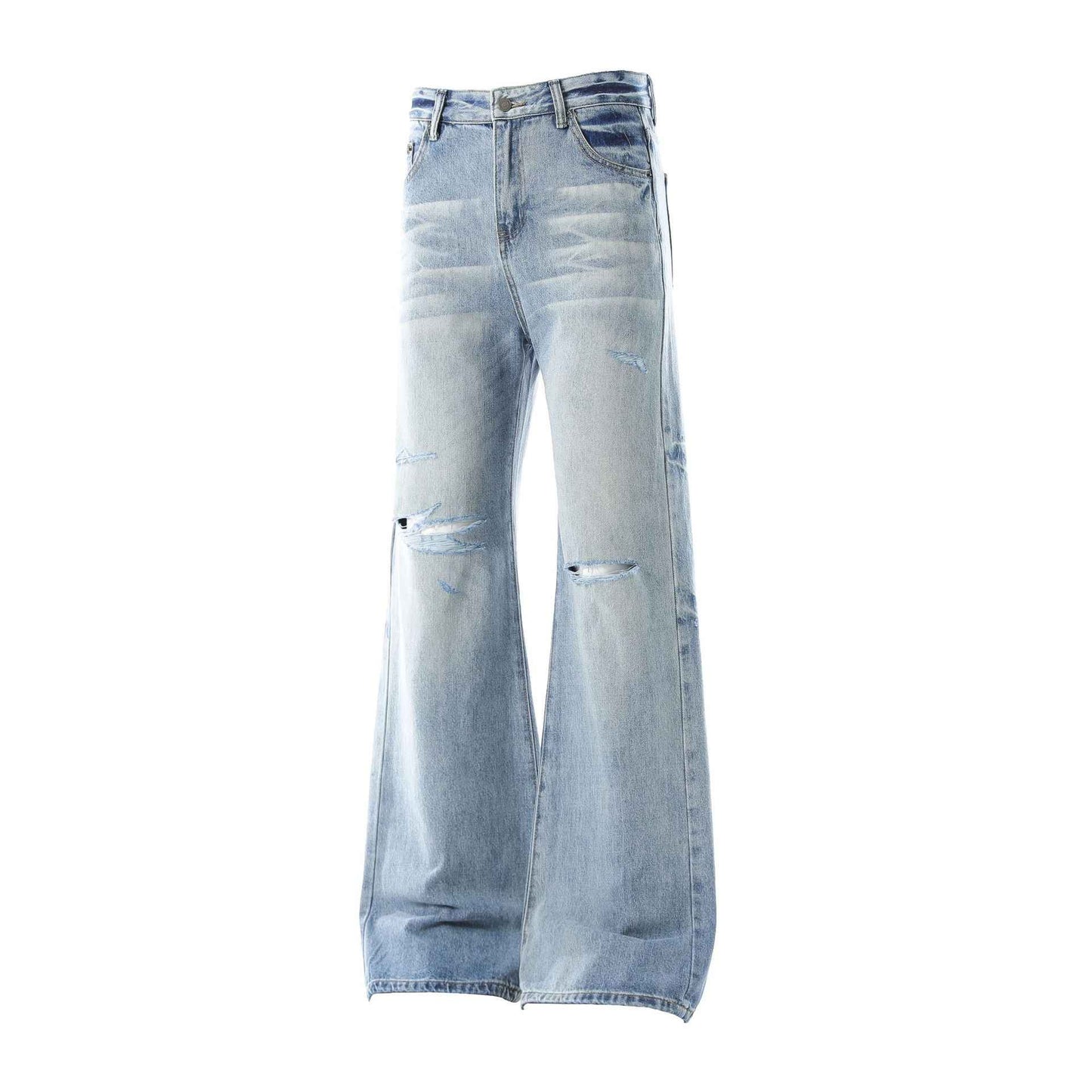 Denim Pants For Men And Women Straight-leg Bootcut Wide-leg Denim Pants