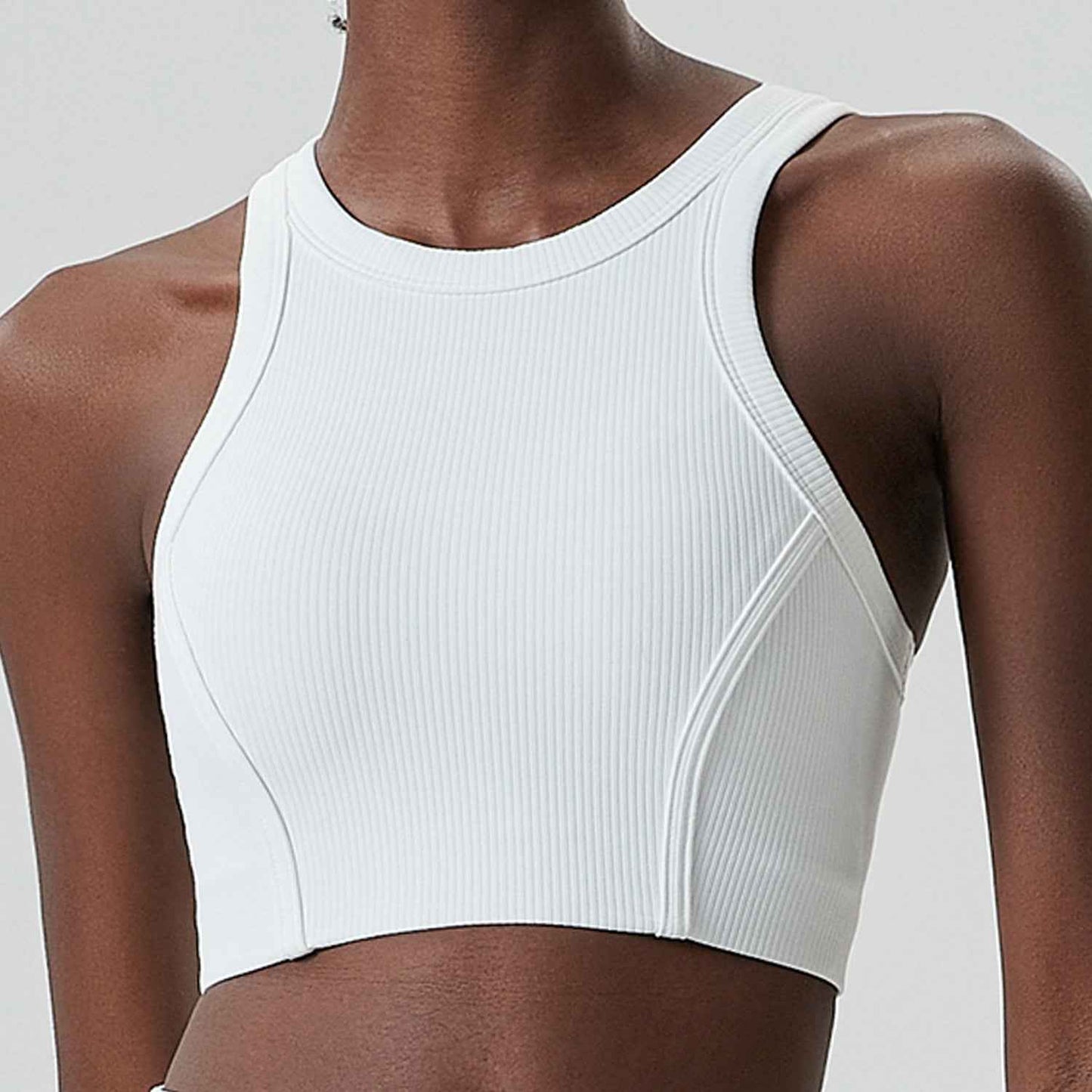 Sports Underwear Long Yoga Vest Breast Holding Fitness Running Bra