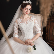 One-shoulder Dream Slim Sleeve Lace Bride by Mirlaine Univers