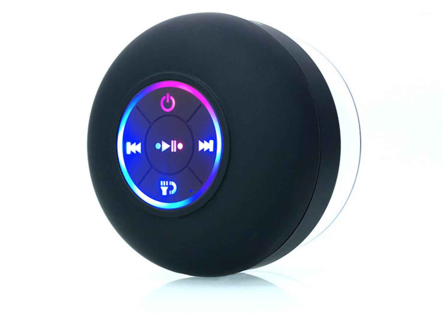 BTS07 Large Suction Cup Waterproof Bluetooth Audio With Light