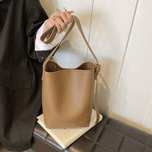 New Autumn Fashion Two-piece Soft Bucket Bag Set