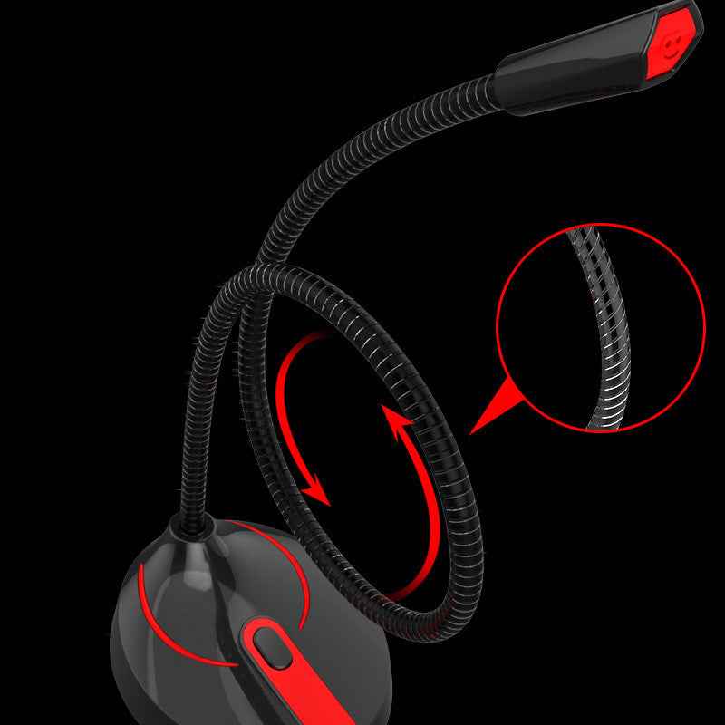 Computer Microphone Desktop Home Desktop Wired Games