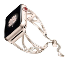S-shaped metal stainless steel watch strap by Mirlaine Univers