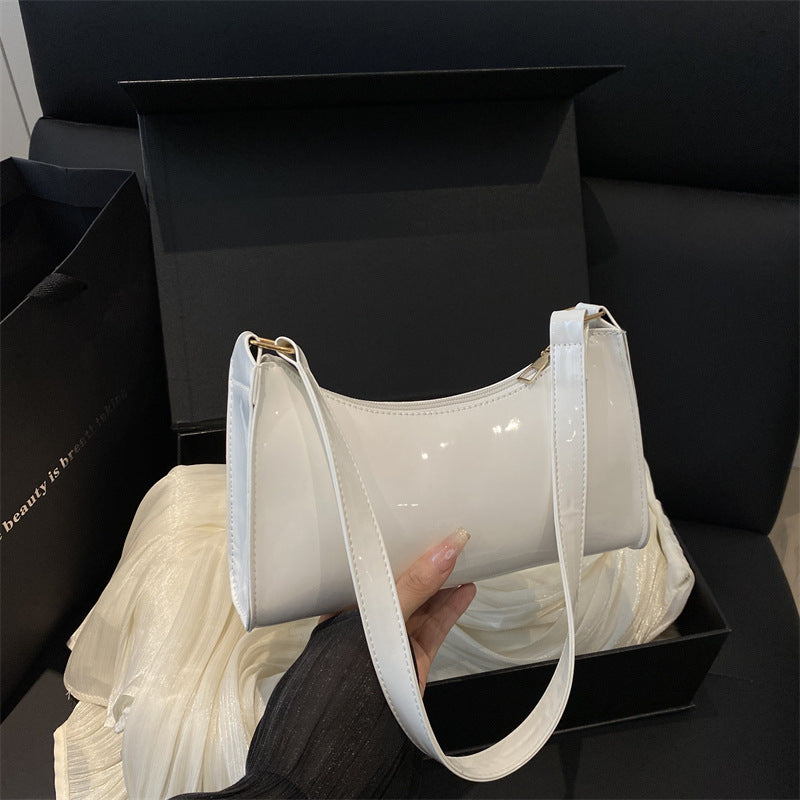 French-style Minimalist Textured Fashionable Tote And Shoulder Bag by Mirlaine Univers