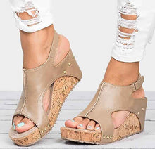 Fashion Women Platform Sandals Peep Toe Spartan Sandals Women Summer Wedges High Heel Shoes