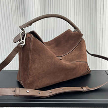 Suede Tote Bag With A Large Capacity