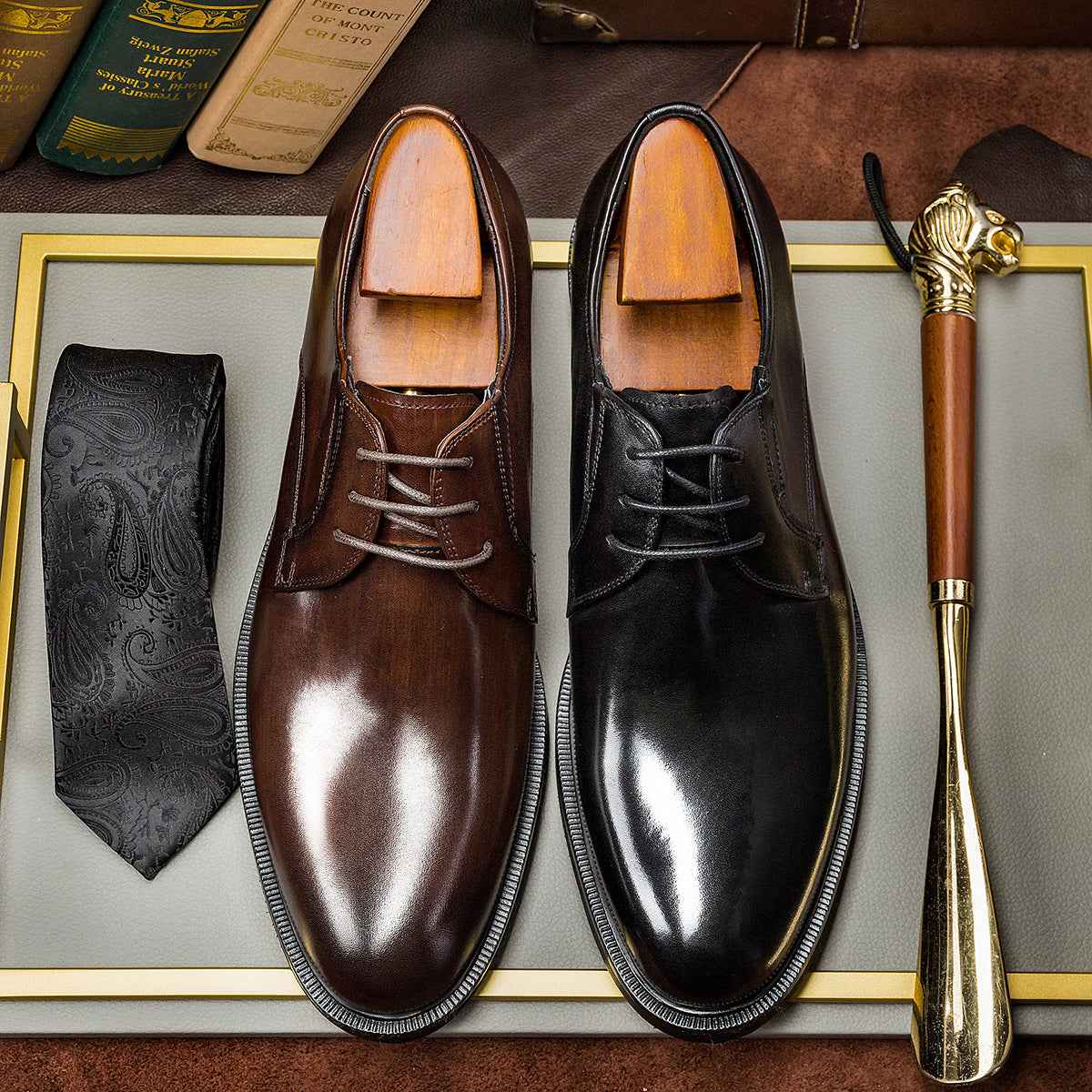 New Korean-style Mens Business Dress Leather Shoes