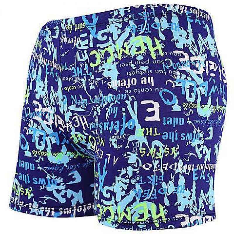 Color men's swimming trunks
