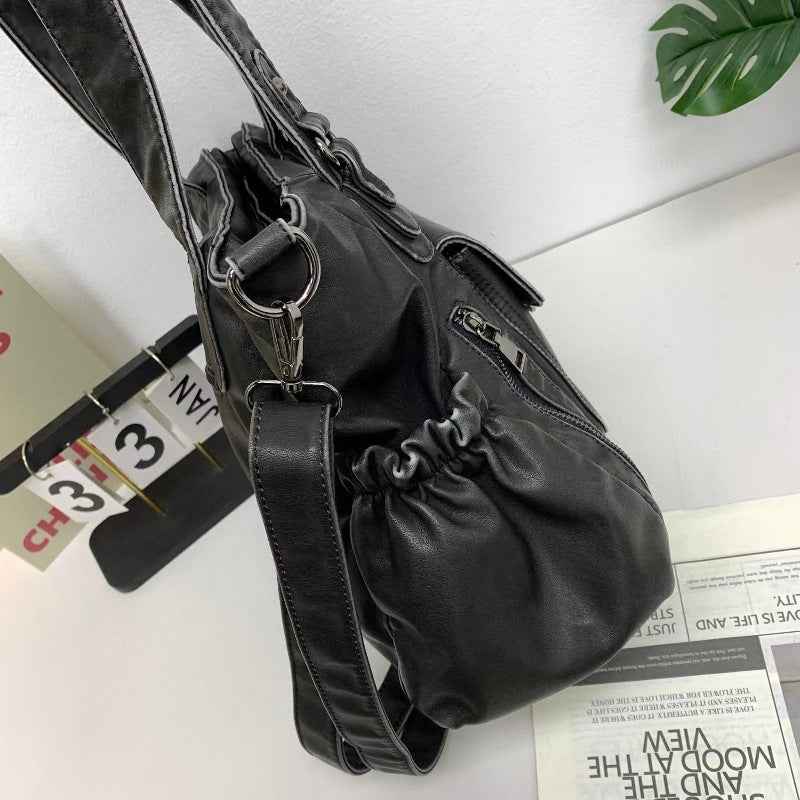Ladies Fashion Washed Old Tote Bag