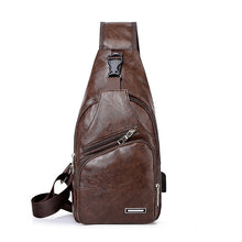 Casual Fashion Men's USB Charging Chest Bag by Mirlaine Univers
