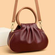 Large-capacity Pleated Crossbody Shoulder Bag For Women