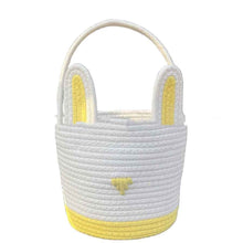 Easter Gift Basket With Hand-woven Rabbit Ears Storage Basket