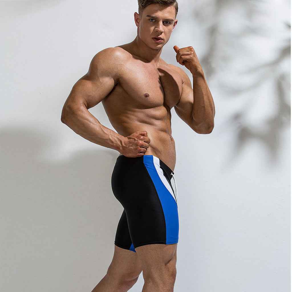 Color Matching Men's Five-point Swimming Trunks Swimming Trunks Seaside Beach Shorts