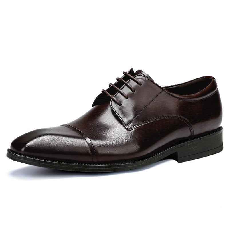 Classic Casual 3D Squaretoe Leather Shoes For Me