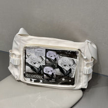 Everyday Versatile Transparent Single-shoulder Canvas Bag by Mirlaine Univers