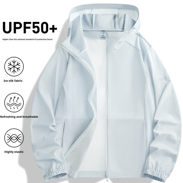 Lightweight Breathable Cool-feel UV-protection Jacket For Men