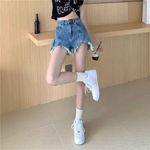 Mens Lightweight Summer Cropped Denim Shorts