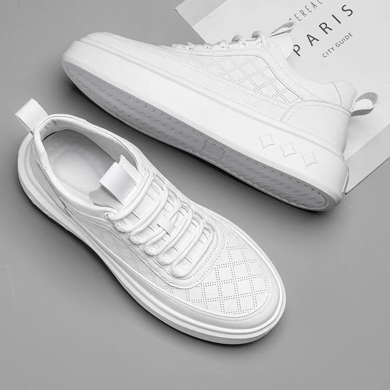 British Style Thick Soled Hollowed Out Breathable Casual Board Shoes by Mirlaine Univers