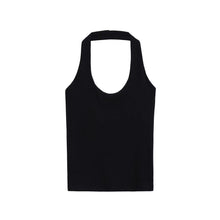 Fashion Hanging Collar Slim Fit Backless All-matching Top by Mirlaine Univers