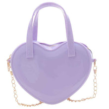 Fashionable Jelly Heart Mini Shoulder Crossbody Bag For Women