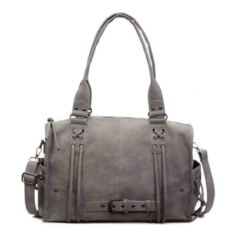 Korean-style Vintage Tote Shoulder Bag