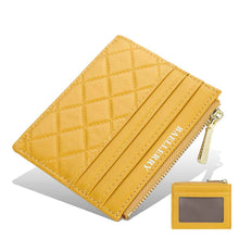 Womens Drivers License Card Holder Slim Zippered ID Case