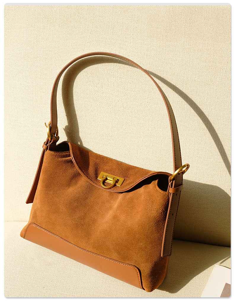 Sophisticated Suede Womens Tote Bag With A High-End Vibe