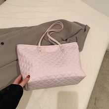 Commuter Shoulder Bag With A Diamond-check Pattern by Mirlaine Univers