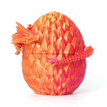Print Dragon Ornaments Colorful Movable Crystal Creative Christmas Easter Eggs