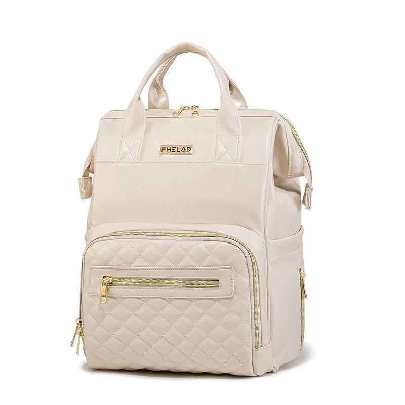 Solid Color Waterproof Fashion All-match Portable Backpack