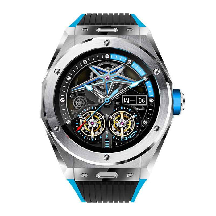Montre connectée sportive avec suivi de fréquence cardiaque, appel Bluetooth et bracelet intelligent