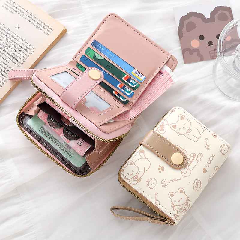 Simple And Cute Japanese-style Womens Clutch
