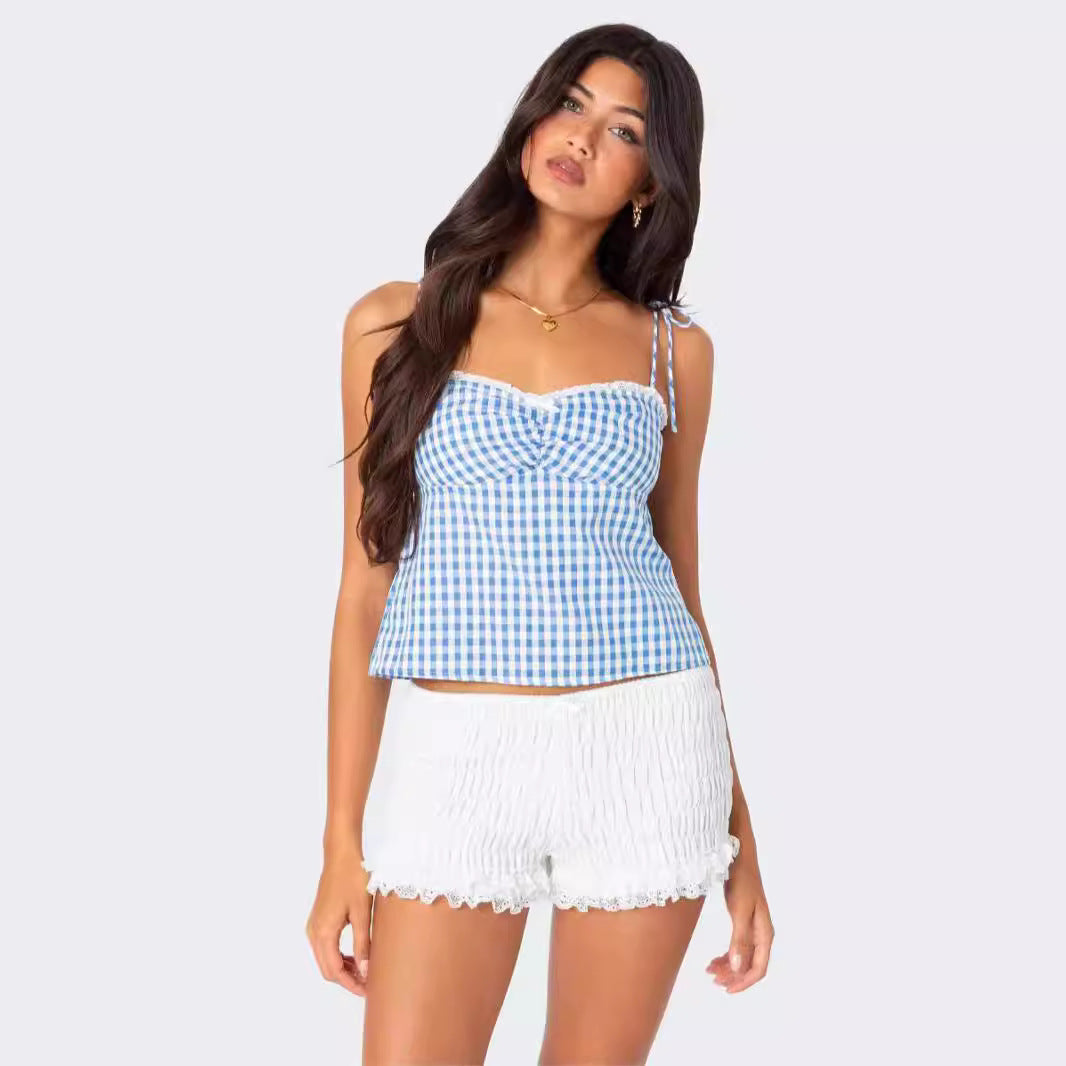 Sexy Lace-up Backless Top With Trim For Women by Mirlaine Univers Sexy Lace-up Backless Top With Trim For Women Mirlaine Univers sexy-lace-up-backless-top-with-trim-for-women 0 Sexy Lace-up Backless Top With Trim For Women Mirlaine Univers Sexy Lace-up Backless Top With Trim For Women