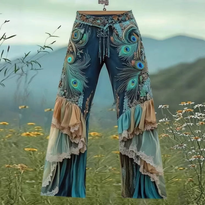 Pantalon vintage décontracté et confortable pour femme