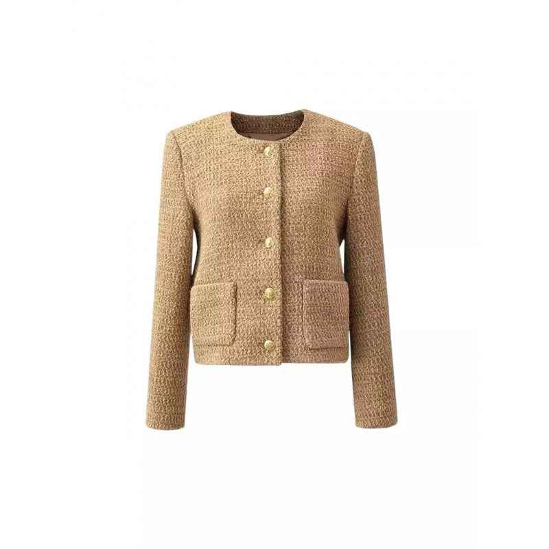 Women's Fashionable All-Match Wool Short Coat