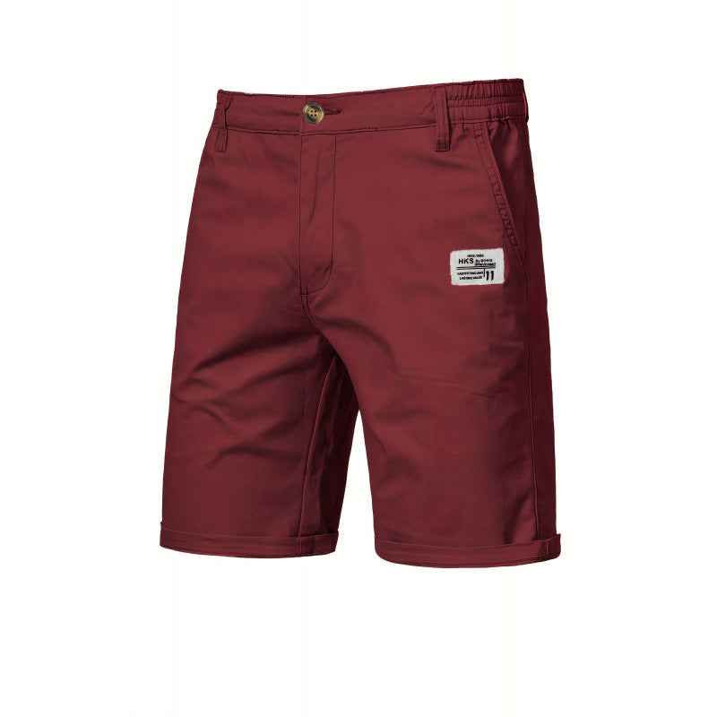 Solid-color Cargo Pants In A Work-style Desig