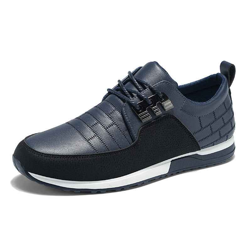 Spring New Trendy Shoes Casual Leather Shoes Men's Wear-resistant Non-slip