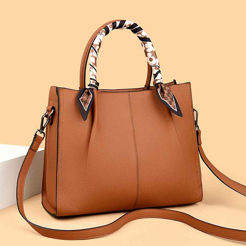 Leather Fashionable Crossbody Tote Bag For Women