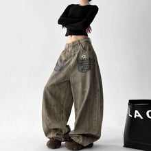 Loose-fit Wide-leg Pants With A Curved Hem For Women