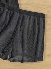 Split Beach Hot Spring Vacation Bikini Boxers Blouse