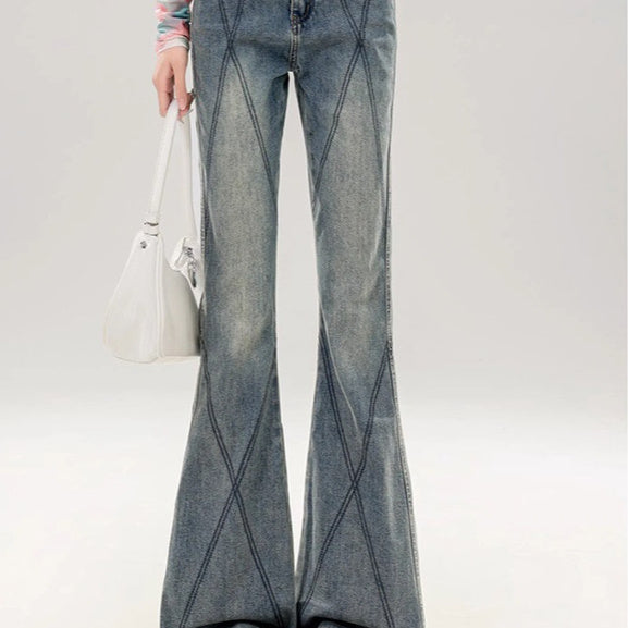 Style Bootcut Jeans For Women American Vintage Design