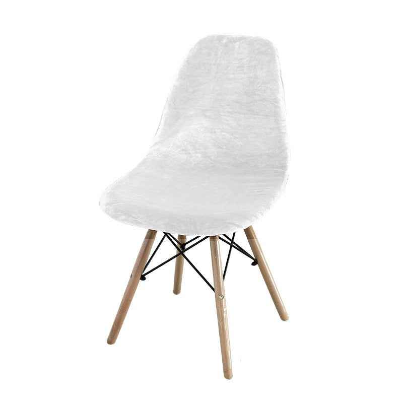 Velvet Solid Color Shell Eames Chair Cover