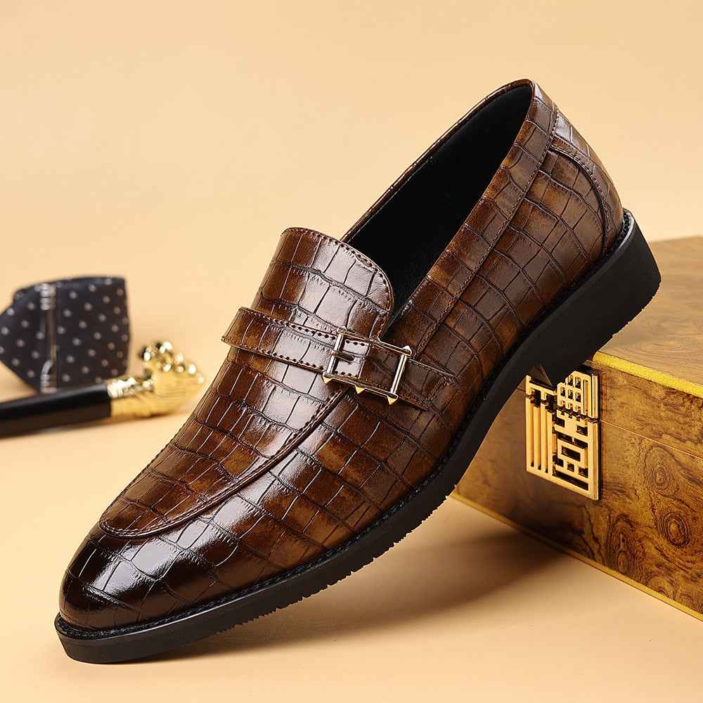 Mens Stylish Casual Plus-size Leather Shoes