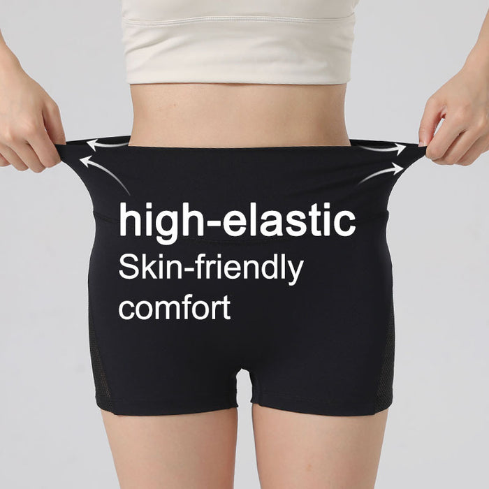 Short de sport en maille à empiècement latéral estival